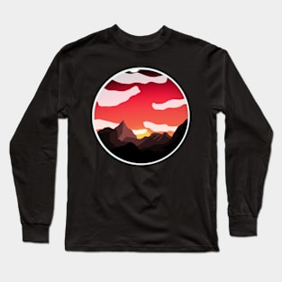 Mountain scene Long Sleeve T-Shirt